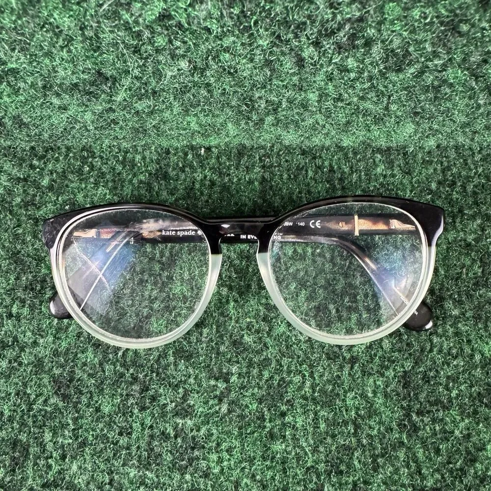 Kate Spade Charissa XLT 140 50-18 Tortoise Brown Gold Eyeglass FRAMES ONLY